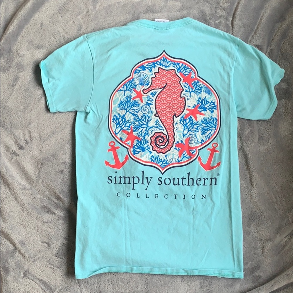 Seahorse simply southern shirt